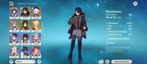 Conta genshin completa com muitas builds e 15T5 - Genshin Impact