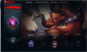 Contas Diamante 4 - League of Legends LOL
