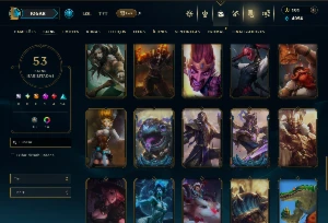 Prata 3 com 100 Champs e 53 Skins +6 Vitoriosas - League of Legends LOL