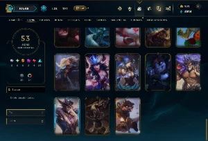 Prata 3 com 100 Champs e 53 Skins +6 Vitoriosas - League of Legends LOL