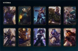 Conta League of Legends desde a Season 1 com skins raras LOL
