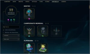 CONTA LEAGUE OF LEGENDS, 438 SKINS, PRATA 2, ALL CHAMPS LOL