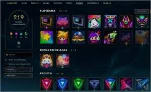 CONTA LEAGUE OF LEGENDS, 438 SKINS, PRATA 2, ALL CHAMPS LOL