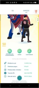 Conta Pokemon Go LvL 50 Time Amarelo - Pokémon