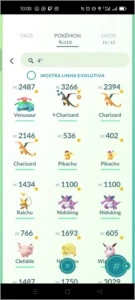 Conta Pokemon Go LvL 50 Time Amarelo - Pokémon