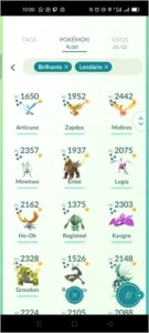 Conta Pokemon Go LvL 50 Time Amarelo - Pokémon