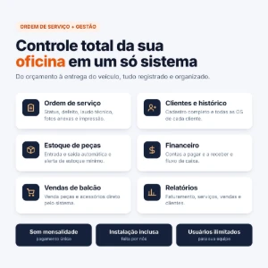 Sistema Ordem de Serviço Oficina e Assistência Técnica | Sem - Sites, Lojas e Sistemas Prontos Sites e Scripts