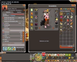 Sacrier level 176 scrollado + equipes - Dofus