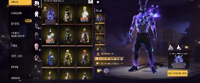 Conta Free Fire Top / Rara - Dino, Bandeirão, Coelhão Galáti