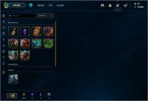 Conta League of Legends Platina 3 172 skins LOL
