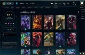 ImperdíveL LV 544+250 SKIN+150CROMAS+2KMARCOS+600MAESTRIA - League of Legends LOL