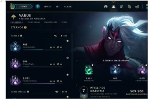 ImperdíveL LV 544+250 SKIN+150CROMAS+2KMARCOS+600MAESTRIA - League of Legends LOL