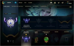 CONTA DE LEAGUE OF LEGENDS NO DIAMANTE III LOL