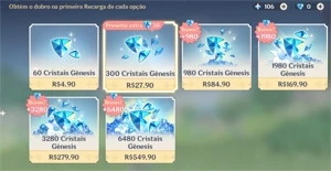 Conta Genshin Impact AR 32 (Kazuha, Ganyu, entre outros) - Grand Fantasia GF