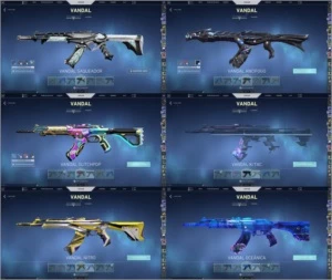 CONTA VALORANT DIVERSAS SKINS