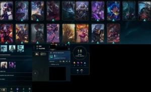LoL Conta Mestre 18 skins +RP e EA - League of Legends