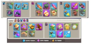 Conta CV17 Clash of Clans