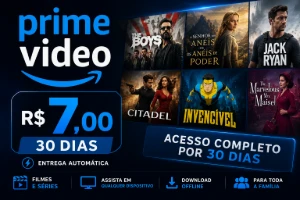 Prime Vídeo - 30 dias - Suporte 24H