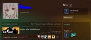 CONTA CS:GO PRIME AGUIA 2 - Counter Strike