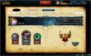 League Of Legends Ouro I LOL