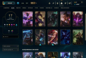Conta Mestre LoL SoloQ | 17 Skins | Full Acesso - League of Legends