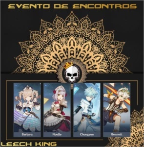 EVENTO DE ENCONTROS - LEECH KING - Genshin Impact