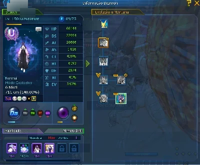 Ladmo | Tamer 151 | Kuzuhamon Miko Mode (Rank U) 140% - Digimon Masters Online