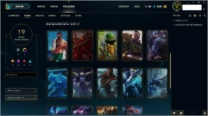 Conta League of Legends Level 44 Borda ouro Varios Champs! - Outros
