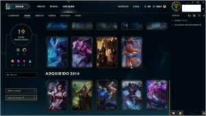 Conta League of Legends Level 44 Borda ouro Varios Champs! - Outros