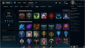 VENDO CONTA NO LOL LEVEL 151/ 83 SKINS/ BRONZE 3 - League of Legends