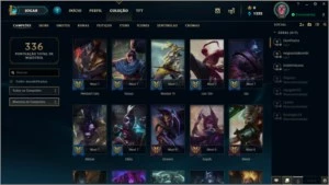 VENDO CONTA NO LOL LEVEL 151/ 83 SKINS/ BRONZE 3 - League of Legends
