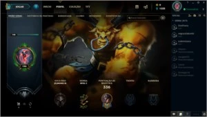 VENDO CONTA NO LOL LEVEL 151/ 83 SKINS/ BRONZE 3 - League of Legends