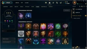 Conta LOL Antiga SEASON 4 - 123 Campeões - 26 Baús - League of Legends