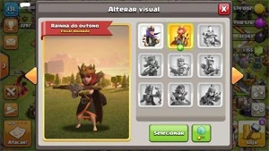 CONTA CV 11 SEMIFULL + Decorações RARAS - Clash of Clans