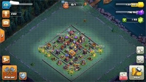 CONTA CV 11 SEMIFULL + Decorações RARAS - Clash of Clans