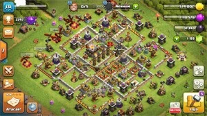CONTA CV 11 SEMIFULL + Decorações RARAS - Clash of Clans