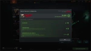 CONTA ANCESTRAL 4, 4220 MMR E 10.000 DE CONDUTA (BEHAVIOR) - DOTA 2