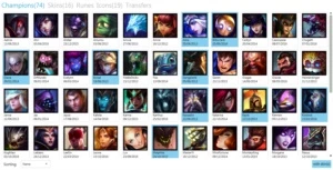 CONTA - BORDA PRATA - 74 CHAMPS - 16 SKINS - League of Legends LOL