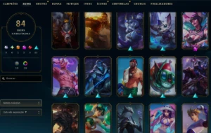 [Entrega Automática] Lol Esmeralda, 84 Skins, Raras Honra 4 - League of Legends