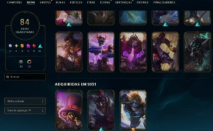 [Entrega Automática] Lol Esmeralda, 84 Skins, Raras Honra 4 - League of Legends