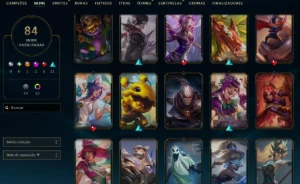 [Entrega Automática] Lol Esmeralda, 84 Skins, Raras Honra 4 - League of Legends