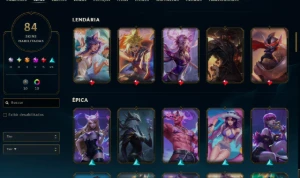 [Entrega Automática] Lol Esmeralda, 84 Skins, Raras Honra 4 - League of Legends