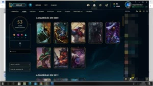 Conta LoL Ouro III - League of Legends