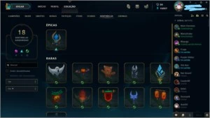 Conta gold V mmr alto, ativa desde 2012 - League of Legends LOL