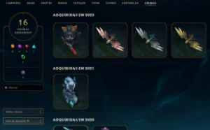 Conta LOL GOLD c/89 skins + Valorant BETA c/ Sublime pack - League of Legends