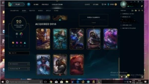 COMBO DE CONTAS 1 CONTA  PLATINA V 1PRATA II e uma level 17 - League of Legends LOL