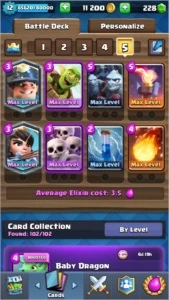 Conta Clash Royale Nivel 12 quase 13 cartas full