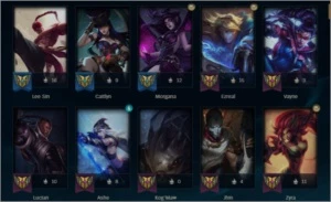 Conta no LoL Gold 1 - League of Legends