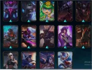 Conta no LoL Gold 1 - League of Legends