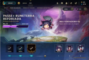 Conta LoL, Platina, Com 9 Skins Vitoriosa  Preço Negociável - League of Legends